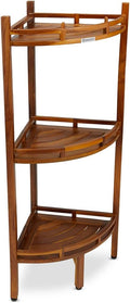 3-Tier Teak Corner Shower Shelf