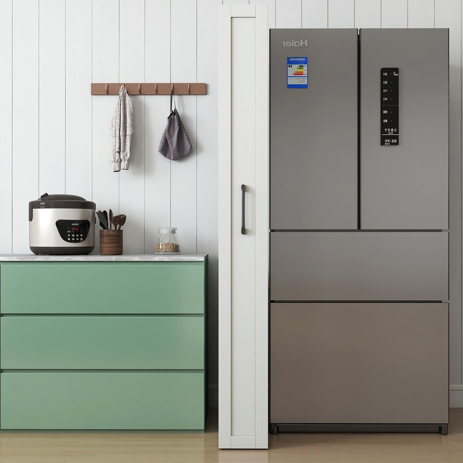 7-Tier Pull Out Narrow Pantry Cabinet