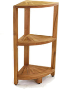3-Tier Petite Kai Teak Corner Shelf