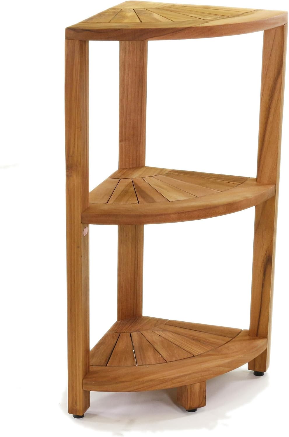 3-Tier Petite Kai Teak Corner Shelf