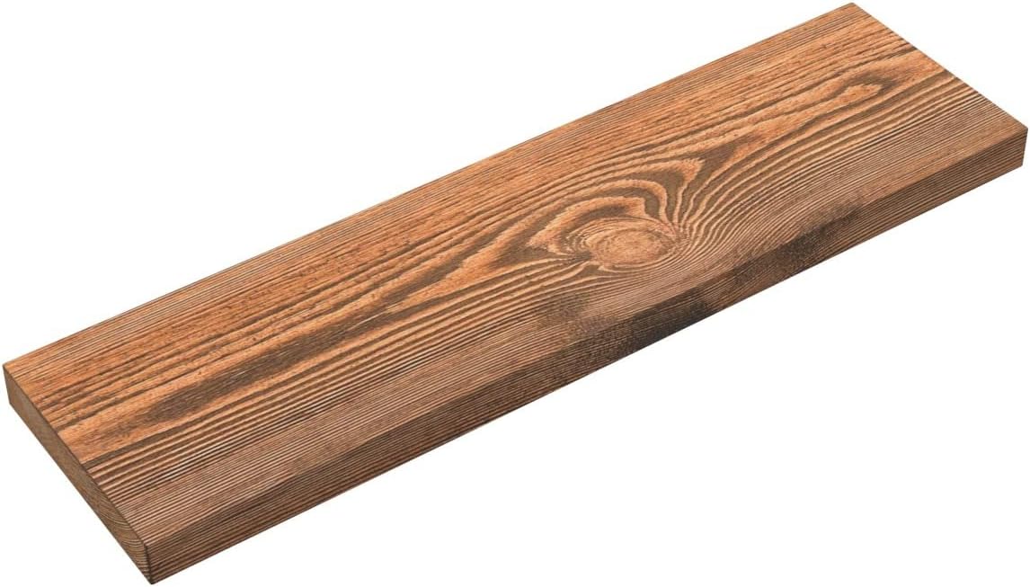 2-Pack Walnut Floating Shelves