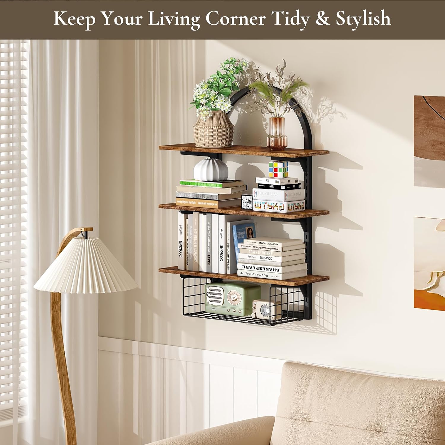3-Tier Wall Mount Bathroom Shelf