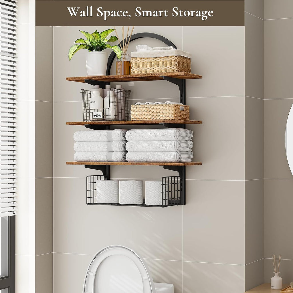 3-Tier Wall Mount Bathroom Shelf