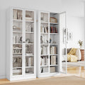 Steel Full Glass Tall Storage Cabinet
